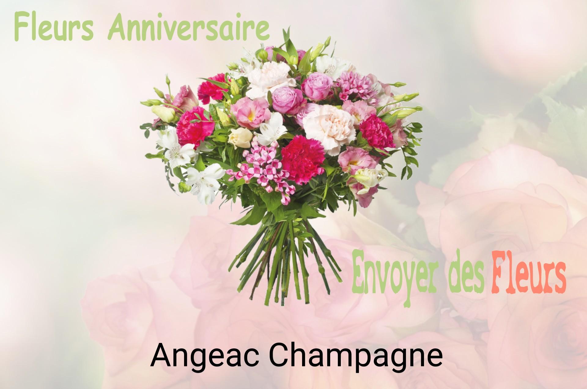 Bouquet de fleurs d’anniversaire livré à Angeac-Champagne