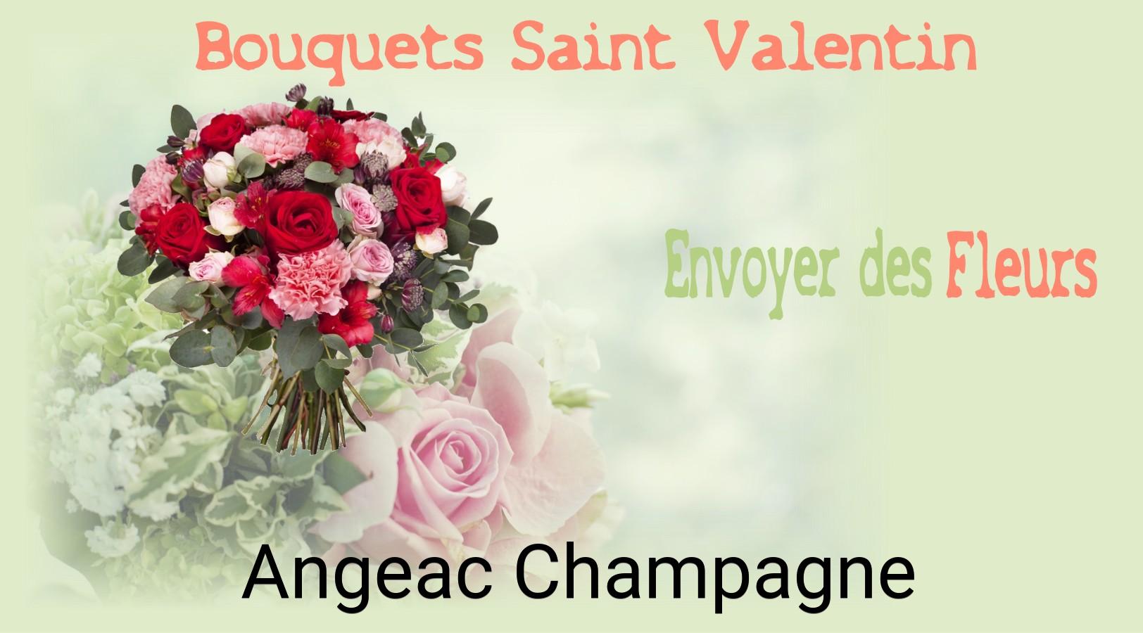 Roses de Saint-Valentin livrées à Angeac-Champagne